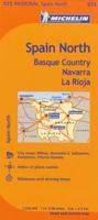 Spain - Pais/Vasco/ Navarra/La Rioja (Maps/Regional (Michelin)) 2067175149 Book Cover