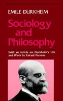 Sociology and Philosophy 0710013140 Book Cover