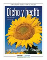 Dicho Y Hecho Ninth Edition Buffalo State College Spa101/102/201 1118122453 Book Cover