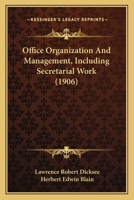 Office Organisation and Management Including Secretarial Work 1016818726 Book Cover