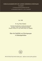 Uber Die Stabilitat Von Schwingungen in Gelenkgetrieben 3663039471 Book Cover