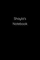 Shayla's Notebook: Notebook / Journal / Diary - 6 x 9 inches (15,24 x 22,86 cm), 150 pages. 1692298216 Book Cover