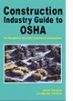 Construction Industry Guide to OSHA 1930528124 Book Cover