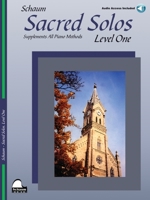 Sacred Solos for Piano: Level One Bk/Online Audio 1495082156 Book Cover