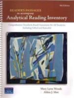 Reader's Passages to Accompany Analytical Reading Inventory: Comprehensive Standards-Based Assessment for All Students Including Gifted and Talented 0131723472 Book Cover