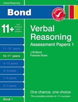 Bond Assessment Papers Verbal Reasoning 10-11+ Yrs Book 1 1408525313 Book Cover