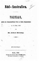 S�d-Australien. Vortrag 1523822163 Book Cover