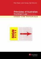 Principles of Australian Contract Law: Cases and Materials 0409325945 Book Cover