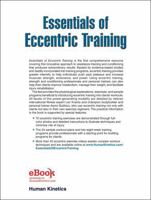 Essentials of Eccentric Training with Online Video 1450468306 Book Cover