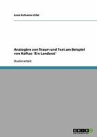 Analogien von Traum und Text am Beispiel von Kafkas 'Ein Landarzt' 3638865010 Book Cover