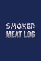 Smoked Meat Log: The Must-Have Meat Smoking Accessories For Pitmasters Smokers; Blank Blue Meat Smoking Recipe Log; Blank Pitmaster Cookbook; Meat ... Barbecue Notebook; Funny BBQ Log Book 1670998274 Book Cover