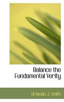 Balance, the fundamental verity 1017890358 Book Cover