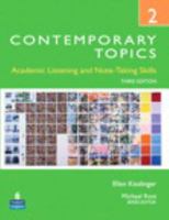 Contemporary Topics 2 Student Book with Streaming Video Access Code Card 0133994570 Book Cover