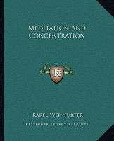 Meditation And Concentration 0766193462 Book Cover