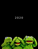 2020: Week To View With Hourly Schedule | Weekly Planner January - December | 8.5 x 11 Dated Agenda | Appointment Calendar | Organizer Book | Kermit The Frog 1699448965 Book Cover