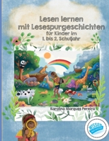 Lesen lernen mit Lesespurgeschichten für Kinder im 1. bis zum 2. Schuljahr B08XN9G97M Book Cover