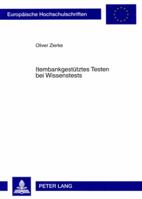 Itembankgestuetztes Testen Bei Wissenstests 3631573383 Book Cover