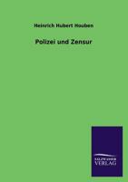 Polizei Und Zensur 3846040401 Book Cover