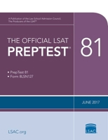 The Official LSAT Preptest 81: (june 2017 Lsat) 0998339725 Book Cover