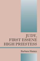 Judy First Essene High Priestess 1432760440 Book Cover