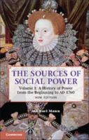 The Sources of Social Power, Vol 1 (Mann, Michael//Sources of Social Power) 1107635977 Book Cover