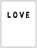 Love: Black and white Decorative Book | Perfect for Coffee Tables, End Tables, Bookshelves, Interior Design & Home Staging Add Bookish Style to Your Home| Love 1699688621 Book Cover