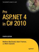 Pro ASP.NET 4 in C# 2010 1430225297 Book Cover