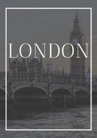 London: A decorative book for coffee tables, end tables, bookshelves and interior design styling Stack city books to add decor to any room. Faded skyline cover effect: Ideal for your own home or as a  1699274673 Book Cover