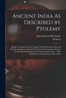 Ancient India: As Described by Ptolemy 1016565127 Book Cover