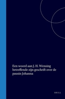Een woord van N.C. Kist aan J. H. Wensing: Betreffende zijn geschrift over de pausin Johanna (Dutch Edition) 9004577645 Book Cover
