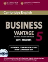 Cambridge English Business 5 Vantage Self-Study Pack (Student's Book with Answers and Audio CDs (2)) 1107606934 Book Cover