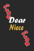Dear Niece: Notebook Gift For Family Members: Lined Notebook / Journal Gift, 120 Pages, 6x9, Soft Cover, Matte Finish 1671946413 Book Cover