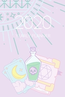 2020 Planner: Pastel Witch: Yearly Planner (6 x 9 inches. 136 pages) 1698164378 Book Cover