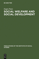 Social Welfare and Social Development 9027919690 Book Cover