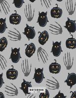 Notebook: Halloween collection cover and Dot Graph Line Sketch pages, Extra large (8.5 x 11) inches, 110 pages, White paper, Sketch, Draw and Paint 1724421093 Book Cover