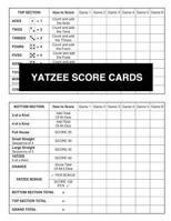 Yatzee Score Cards 1798446111 Book Cover