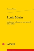 Louis Marin: Litterature, Politique Et Souverainete (1963-1993) 2406148459 Book Cover