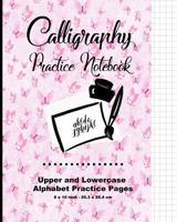 Calligraphy Practice Notebook: Pastel Butterfly Print (10), Calligraphy Writing Paper, Upper & Lowercase Alphabet Guide For Calligraphy Lettering and Design Practice 1099628148 Book Cover