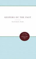 Keepers of the Past 0807869007 Book Cover