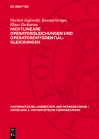 Nichtlineare Operatorgleichungen Und Operatordifferentialgleichungen 3112717880 Book Cover