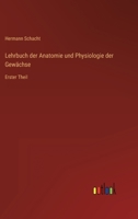 Lehrbuch der Anatomie und Physiologie der Gewächse: Erster Theil 3368017187 Book Cover