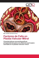 Factores de Falla en Plastia Valvular Mitral 6202257989 Book Cover