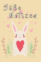 S��e Notizen Notizbuch: vielseitiges Notizbuch modernes und auff�lliges Notizbuch kariert 120 karierte Seiten Din A5 perfekt als Notizheft, Tagebuch und Journal Geschenk mit niedlichem H�schen 1712430556 Book Cover