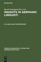 Insights in Germanic Linguistics (Contributions to the Sociology of Language) 3110148544 Book Cover