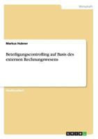 Beteiligungscontrolling auf Basis des externen Rechnungswesens 3640862074 Book Cover