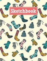 Sketchbook: 8.5 x 11 Notebook for Creative Drawing and Sketching Activities with Warm Clothes Themed Cover Design 1660382211 Book Cover