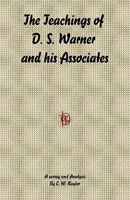 The Teachings of D. S. Warner and His Associates 1604160640 Book Cover