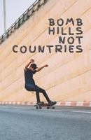 Bomb hills not countries: Skaters notebook - 5.06"x7.81" (12.85x19.84cm) journal/diary/lists. 1798010402 Book Cover