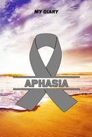 My Diary: Aphasia Journal - Notebook - Pain Diary, 6x9", 120 dotgrid Pages, with the right Awareness Ribbon Color 1079532439 Book Cover