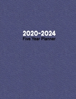 2020-2024 Five Year Planner: 5-Year Monthly Planner, Diary & Appointment Pages with To Do List & Priorities Designed for Ease of Use with Spread View - Minimalist Purple Texture 1710210699 Book Cover